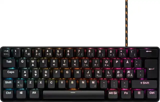 ADX RGB kompakti mekaaninen pelinäppäimistö