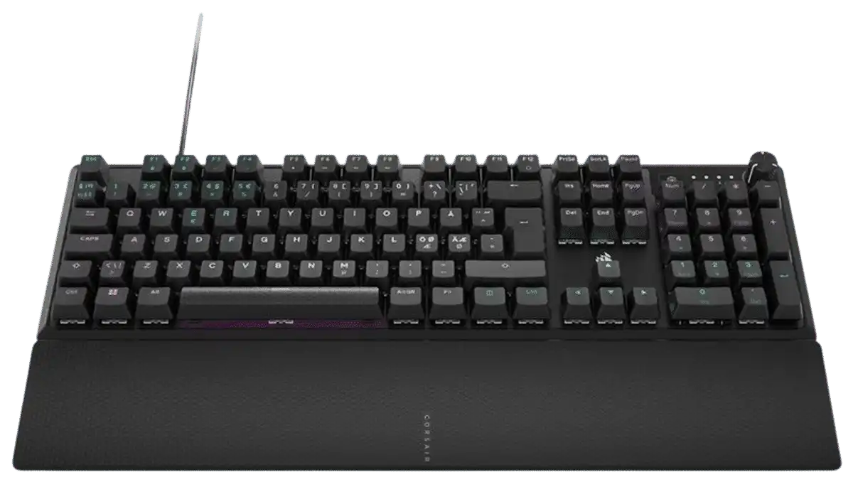 Corsair Pelinäppäimistö rannetuella K70 Core Black