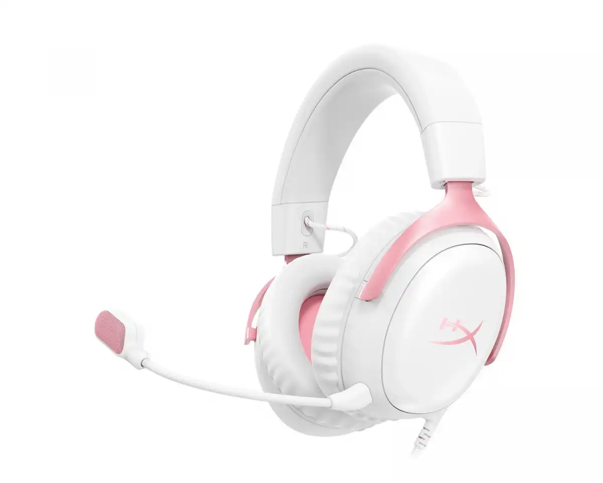 HyperX Cloud III Pelikuulokkeet - Vaaleanpunainen