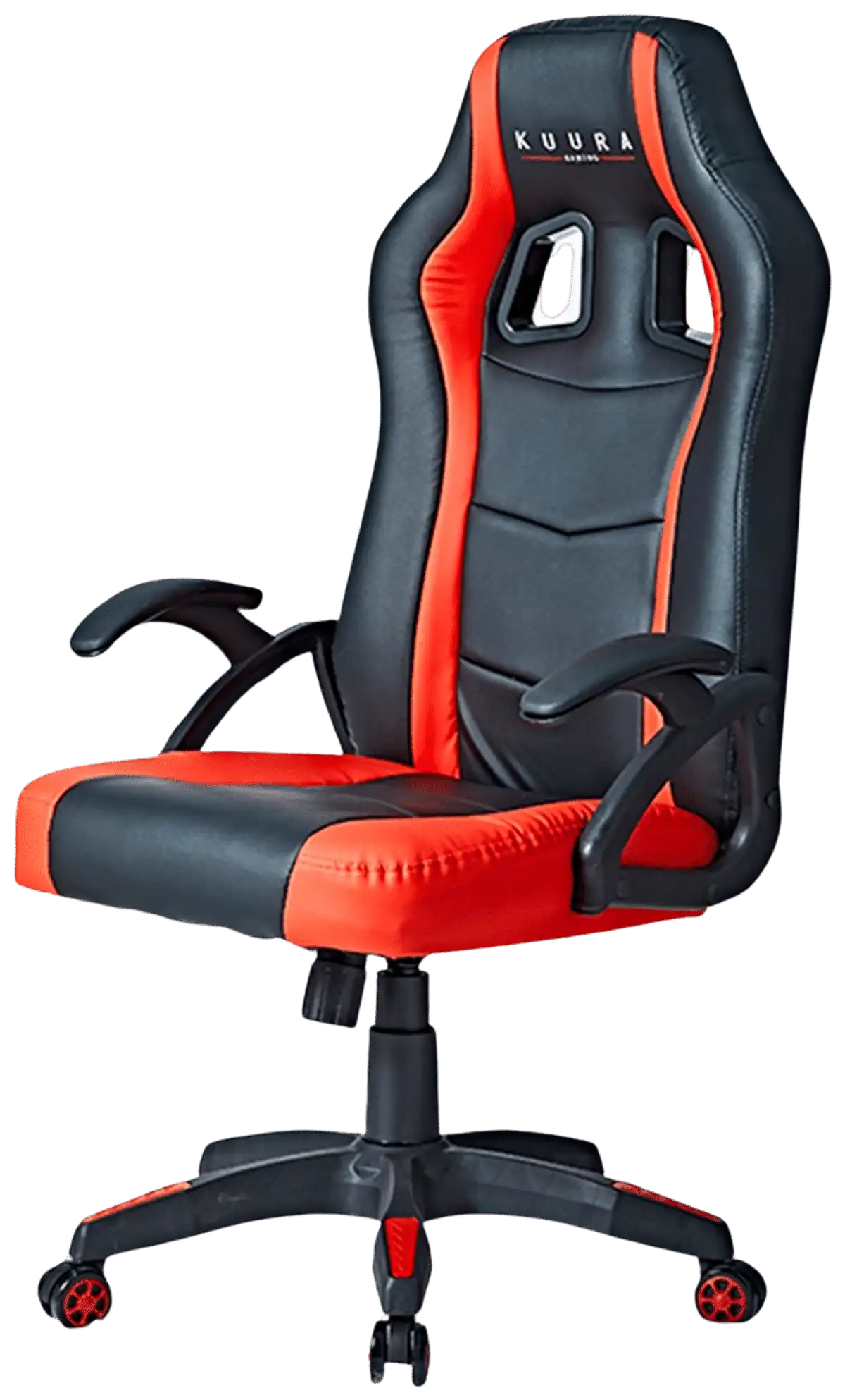 Kuura Gaming pelituoli Gamer musta-punainen