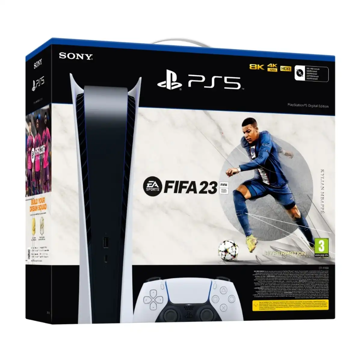 PLAYSTATION 5 DIGITAL PELIKONSOLI - FIFA 23 BUNDLE
