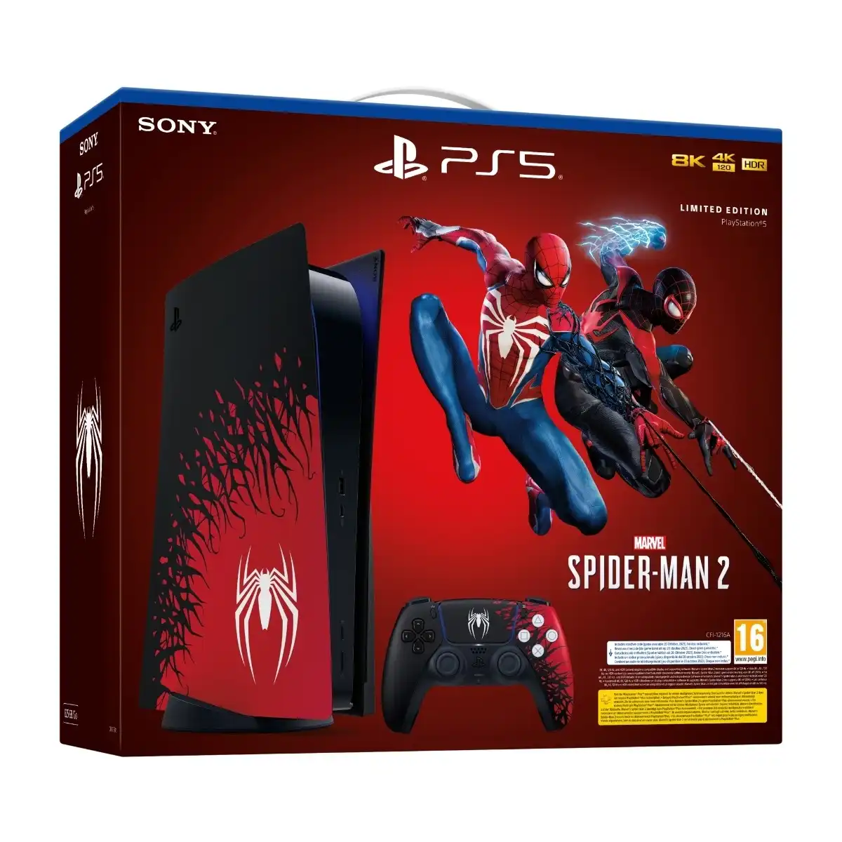 PlayStation 5 pelikonsoli - Marvel's Spider-Man 2 Limited Edition bundle