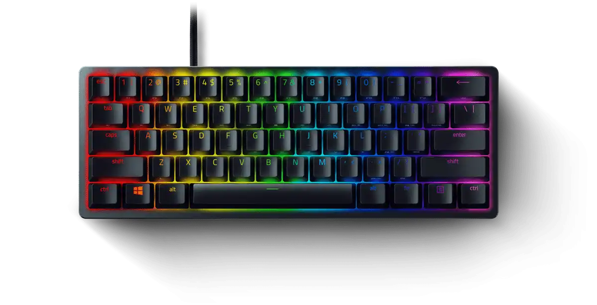 Razer Huntsman mini 60% clicky pelinäppäimistö